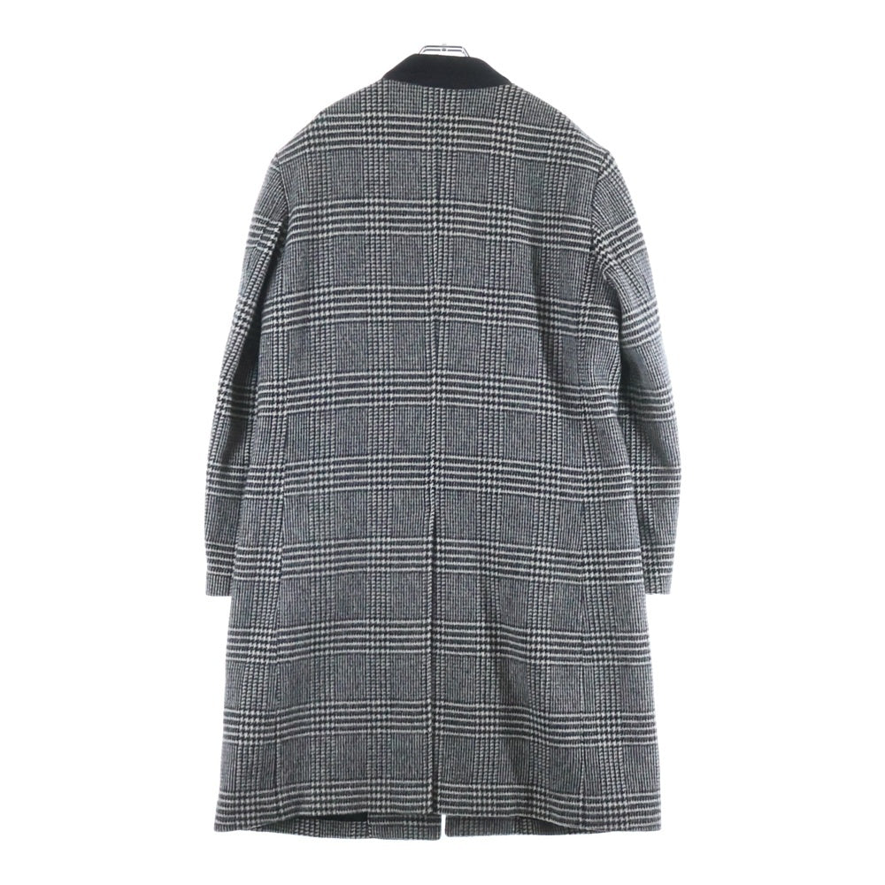 LOVELESS(ラブレス) グレンチェックコート ハウンドトゥースロングチェスターコート グレー 61B21-201-05