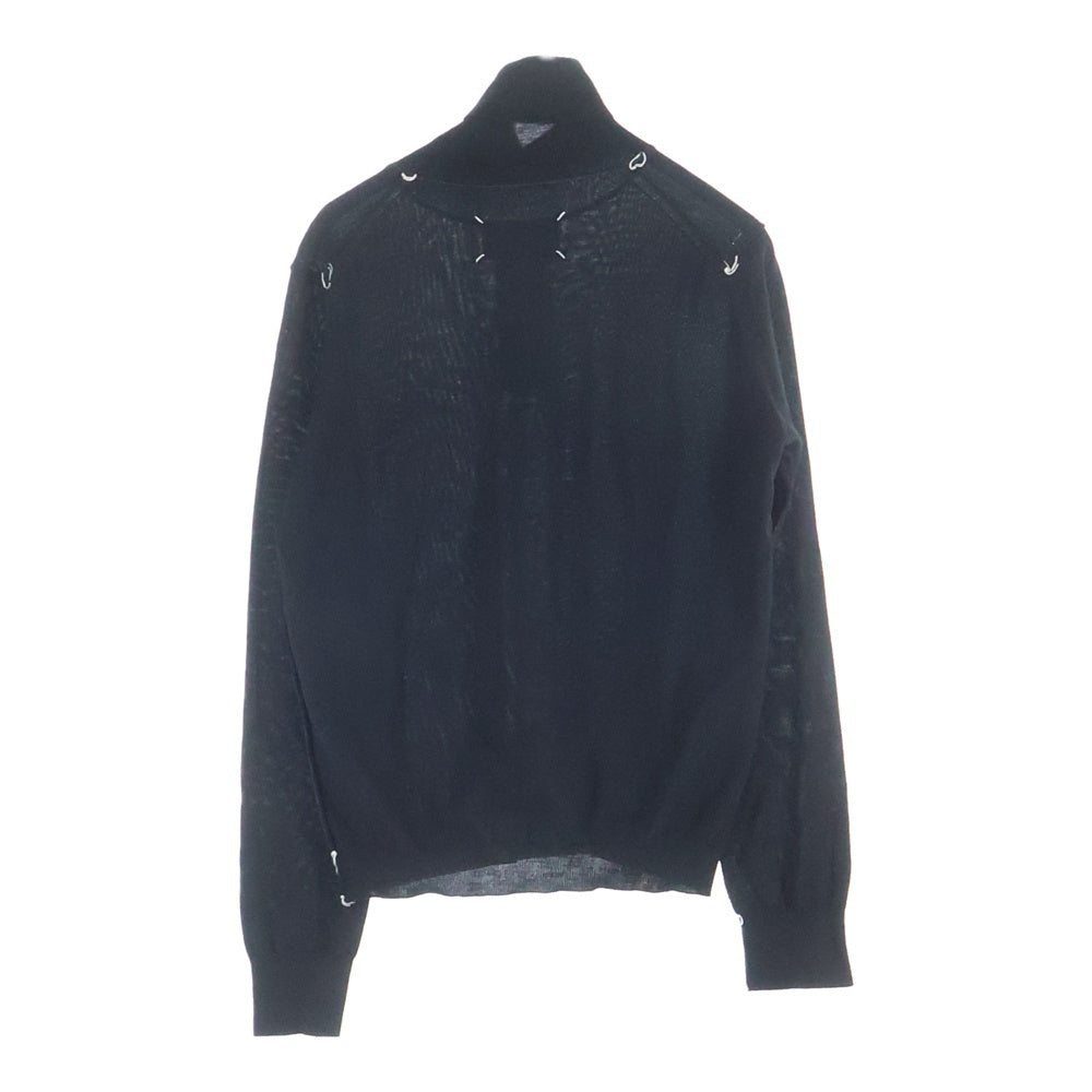 Maison Margiela(メゾンマルジェラ) ワーク イン プログレス ハイネックセーター ニット ブラック S10HA0006