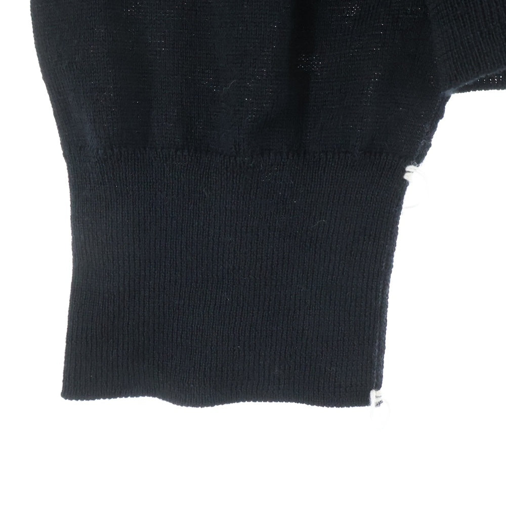 Maison Margiela(メゾンマルジェラ) ワーク イン プログレス ハイネックセーター ニット ブラック S10HA0006