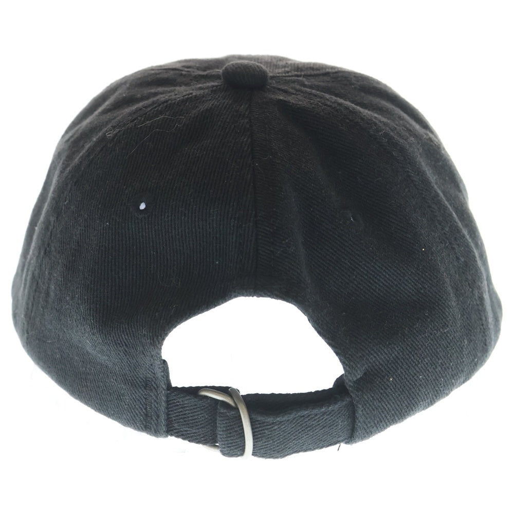 Acne Studios(アクネ ストゥディオズ) ロゴ刺繍 ベースボールキャップ 帽子 ブラック FN-UX-HATS000348