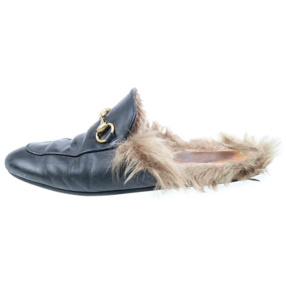 GUCCI(グッチ) プリンスタウン ホースビット レザーローファー ブラック