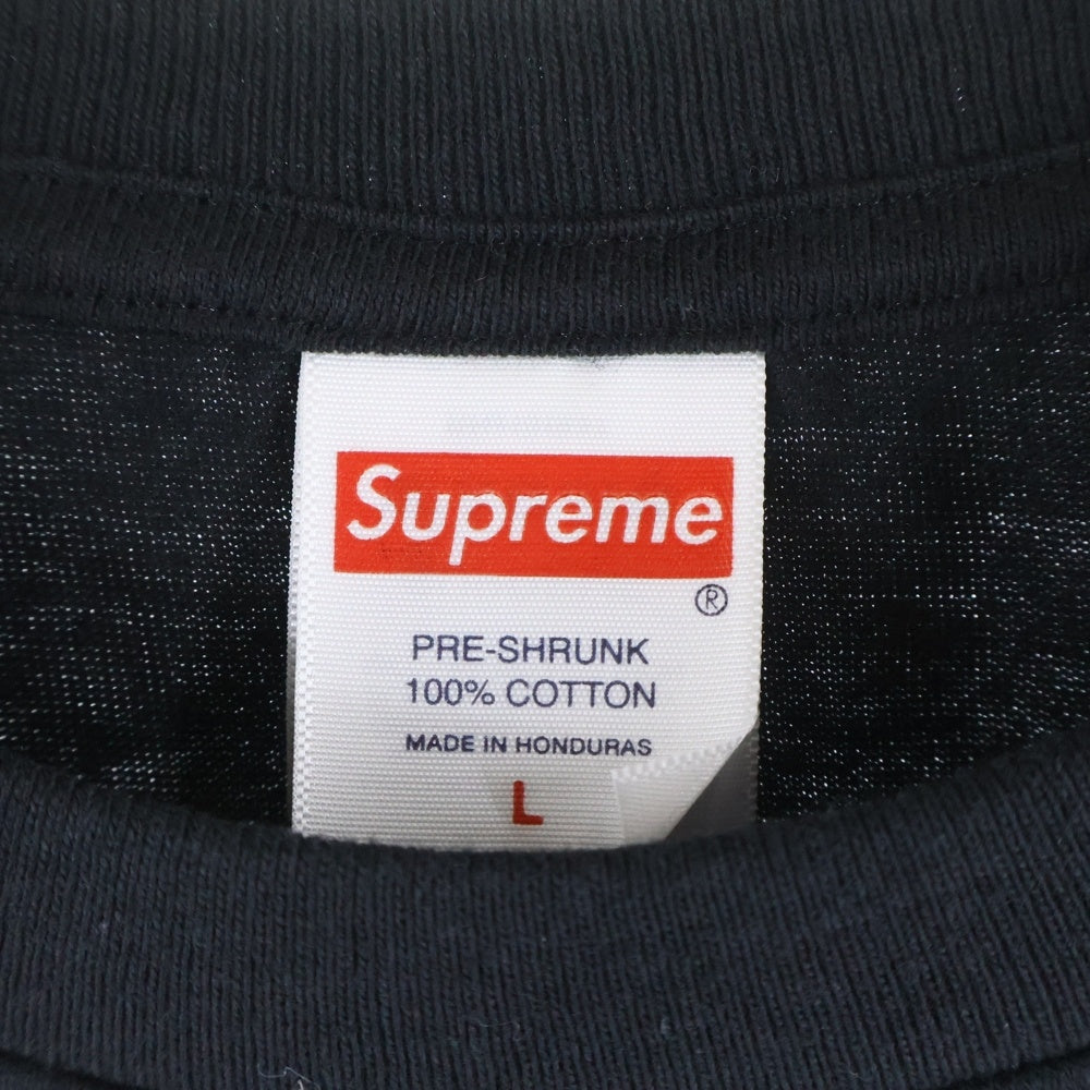SUPREME(シュプリーム) 25SS Piss Tee ピス プリント 半袖Tシャツ カットソー ブラック