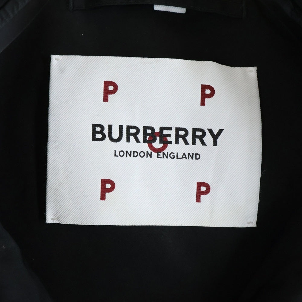 BURBERRY(バーバリー) x POP TRADING COMPANY ポップトレーディングカンパニー バックロゴ テクニカルナイロンジャケット ブラック 8061317