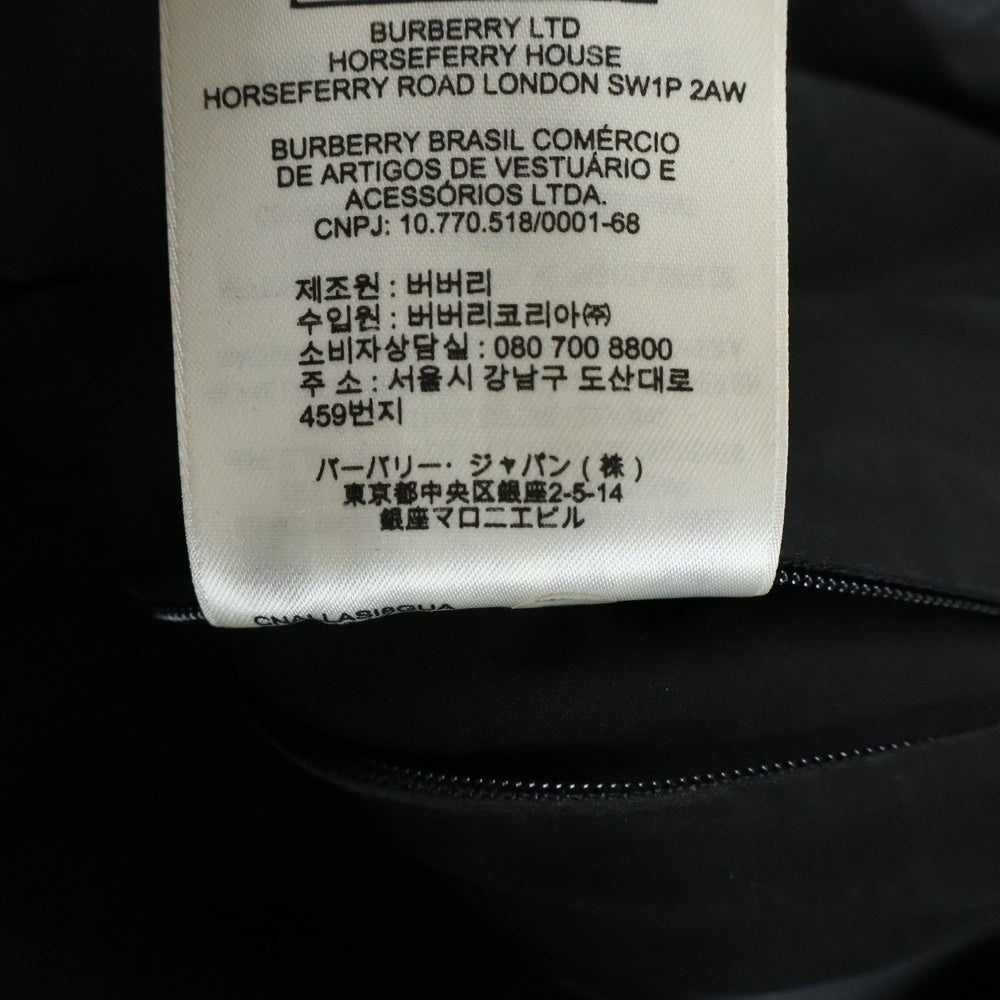 BURBERRY(バーバリー) x POP TRADING COMPANY ポップトレーディングカンパニー バックロゴ テクニカルナイロンジャケット ブラック 8061317