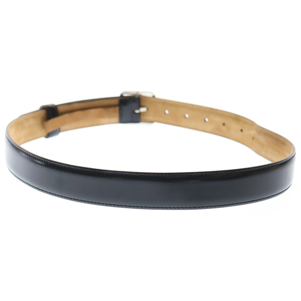 BALENCIAGA(バレンシアガ) スクエアバックル レザーベルト ブラック 525447