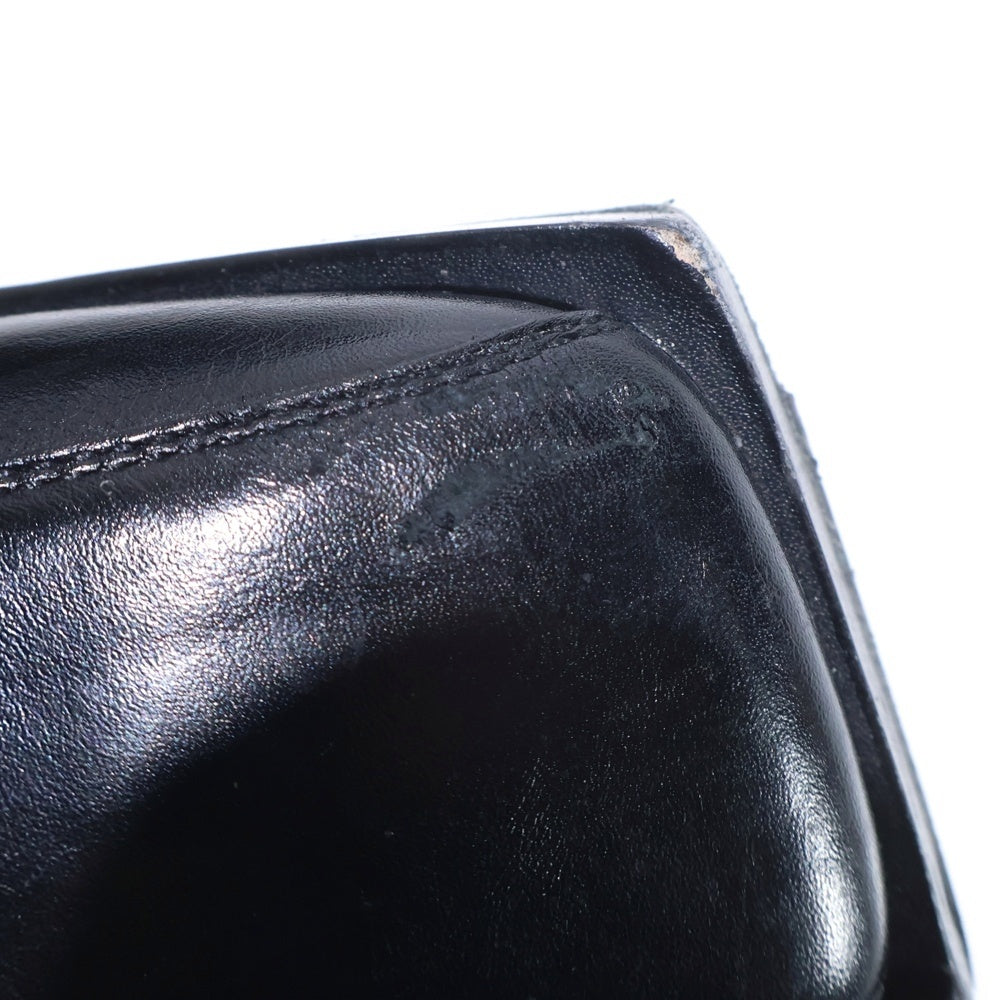 BALENCIAGA(バレンシアガ) スクエアトゥダービーシューズ レザーローカットシューズ ブラック 617640