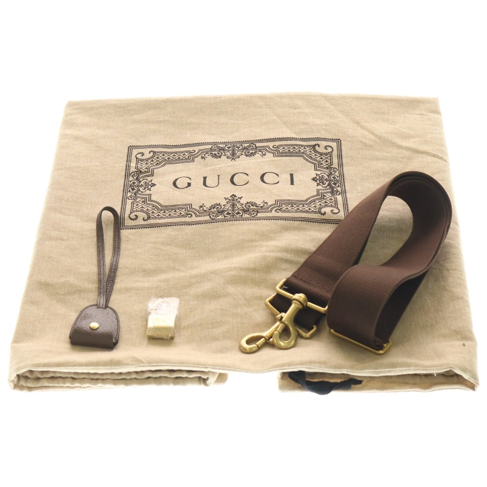 GUCCI(グッチ) GGスプリーム シェリーライン ボストンバッグ