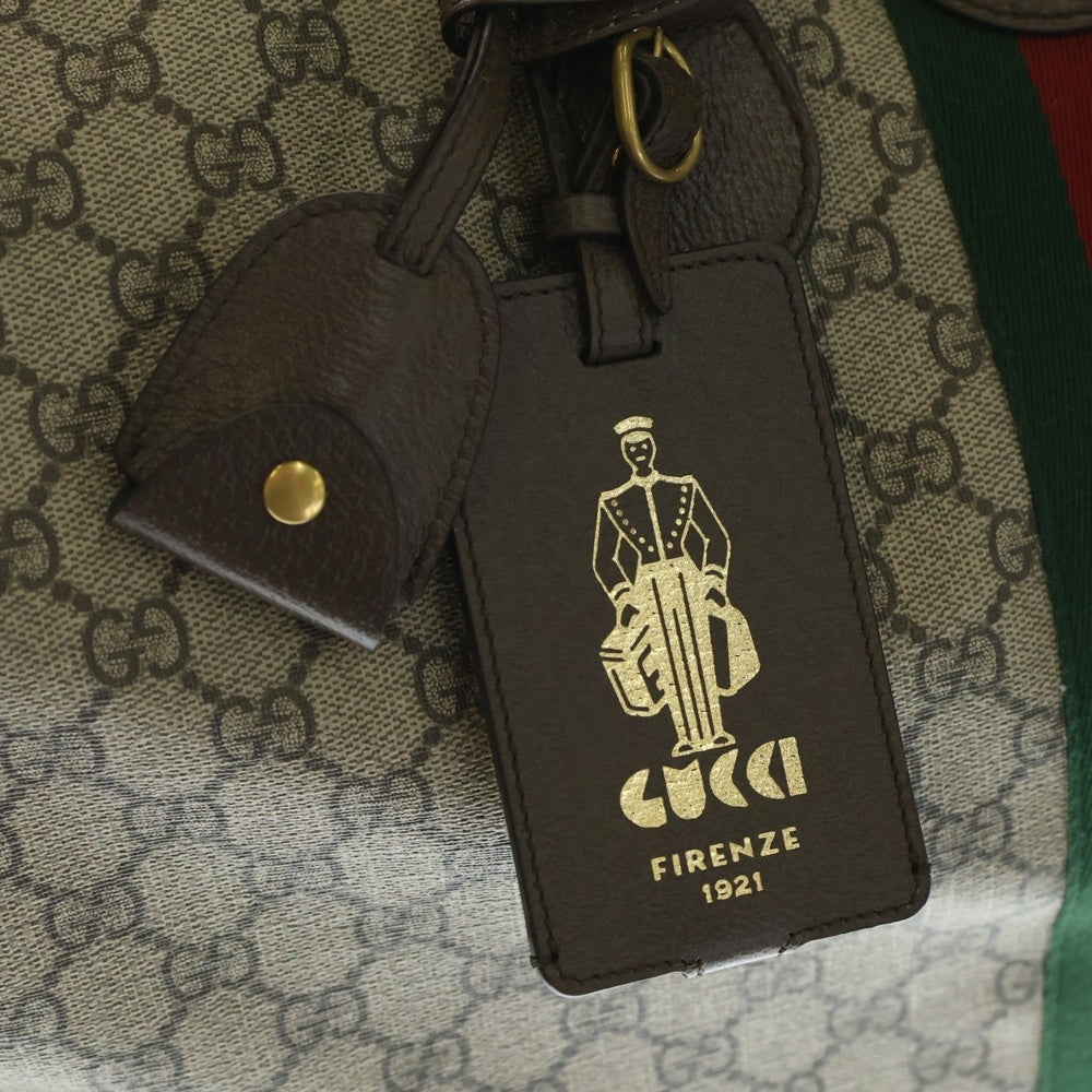 GUCCI(グッチ) GUCCI SAVOY GGスプリーム ボストンバッグ ハンドバッグ