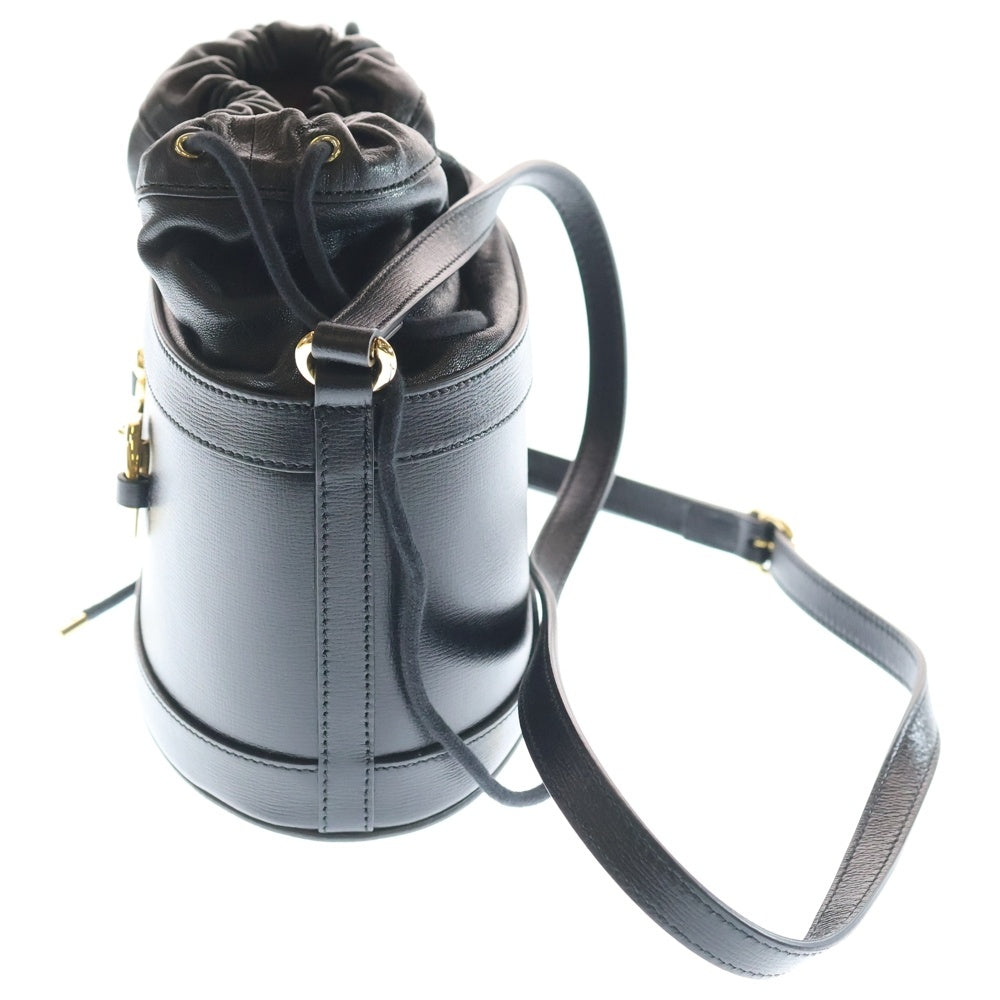 GUCCI(グッチ) ホースビット バスケットバッグ ショルダーバッグ ブラック 602118 レディース