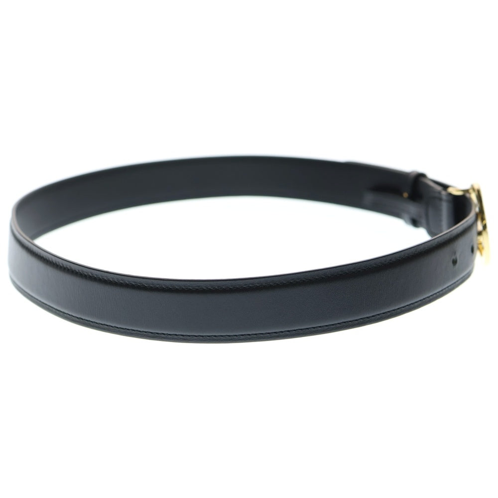 GUCCI(グッチ) インターロッキングG レザーベルト ブラック 690557