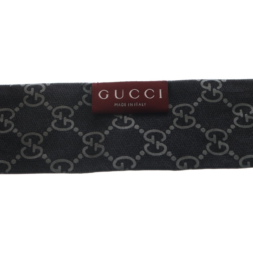 GUCCI(グッチ) ラメGGスプリーム シルク スカーフ ブラック 812250