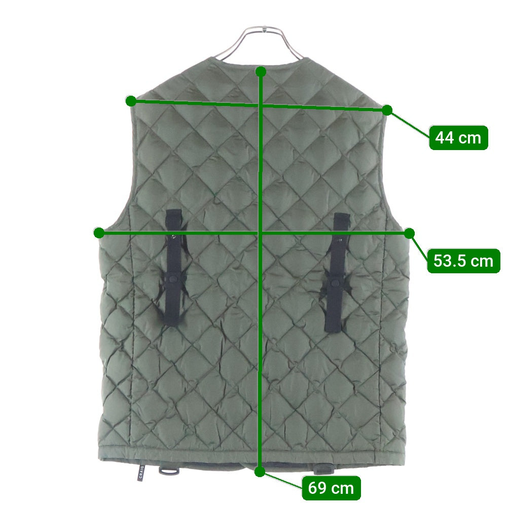MONCLER(モンクレール) HINES キルティングベスト カーキ E209H4332400