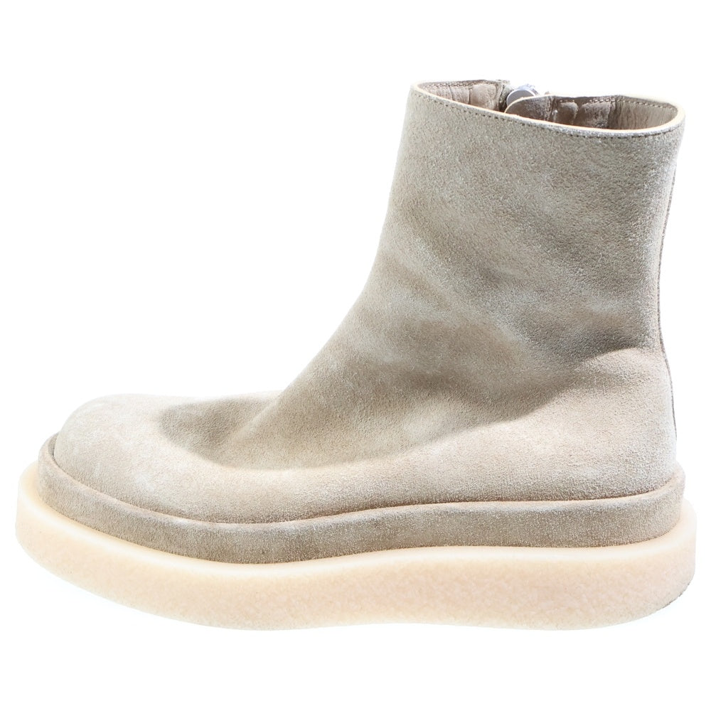JIL SANDER(ジルサンダー) 24AW SUEDE LOW BOOT スエード サイドジップブーツ ベージュ