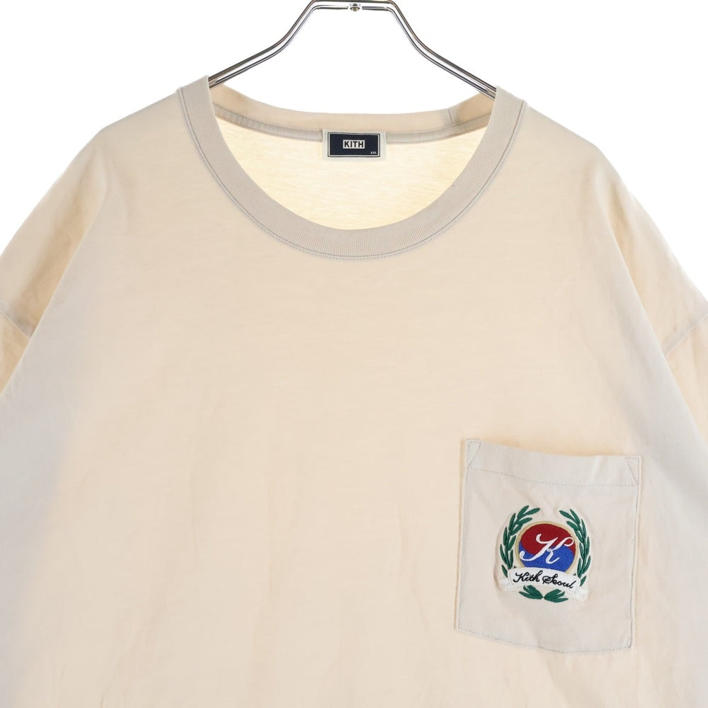 KITH(キス) ソウル限定 半袖Tシャツ カットソー ホワイト KT2E3-TT0132MS1