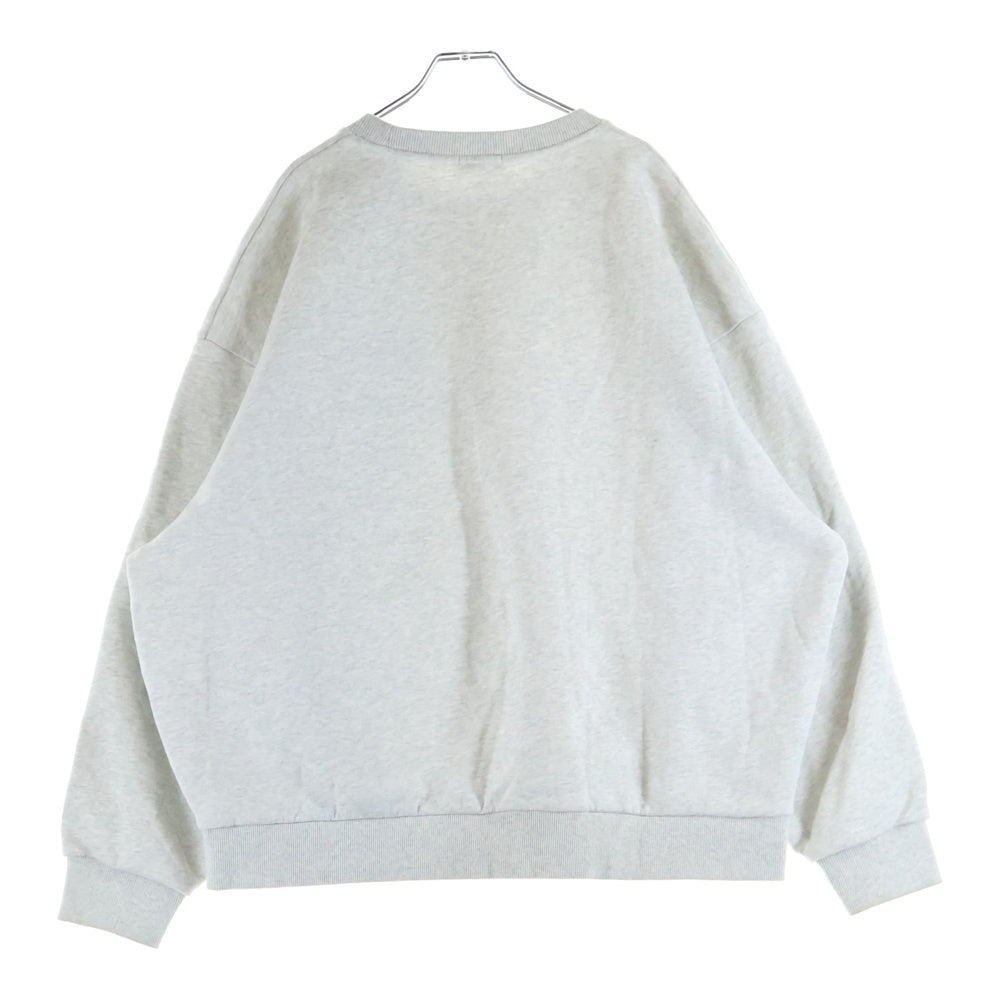KITH(キス) ソウル限定 刺繍デザインクルーネックスウェット トレーナー グレー KHM032124