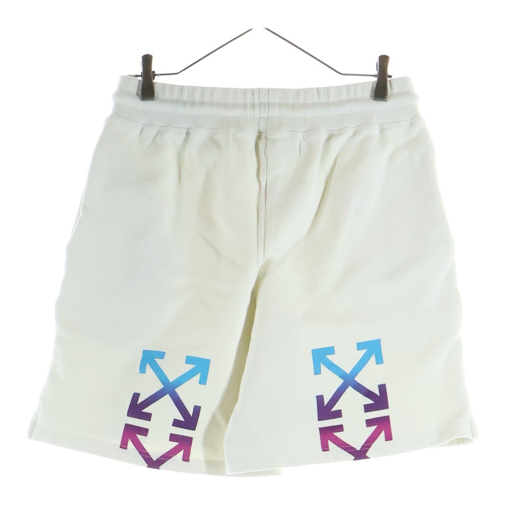 OFF-WHITE(オフホワイト) ロゴデザイン ハーフパンツ ショーツ ホワイト OMCI005F181920320288