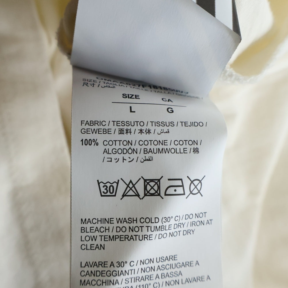 OFF-WHITE(オフホワイト) バックロゴデザイン半袖Tシャツ カットソー ホワイト OMAA027F18185005