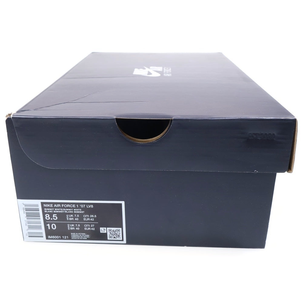 NIKE(ナイキ) '07 LV8 NIKE AIR FORCE 1 '07 LV8 サミットホワイト/ダークスモークグレー/メタリックシルバー US8.5/26.5cm IM6001-121