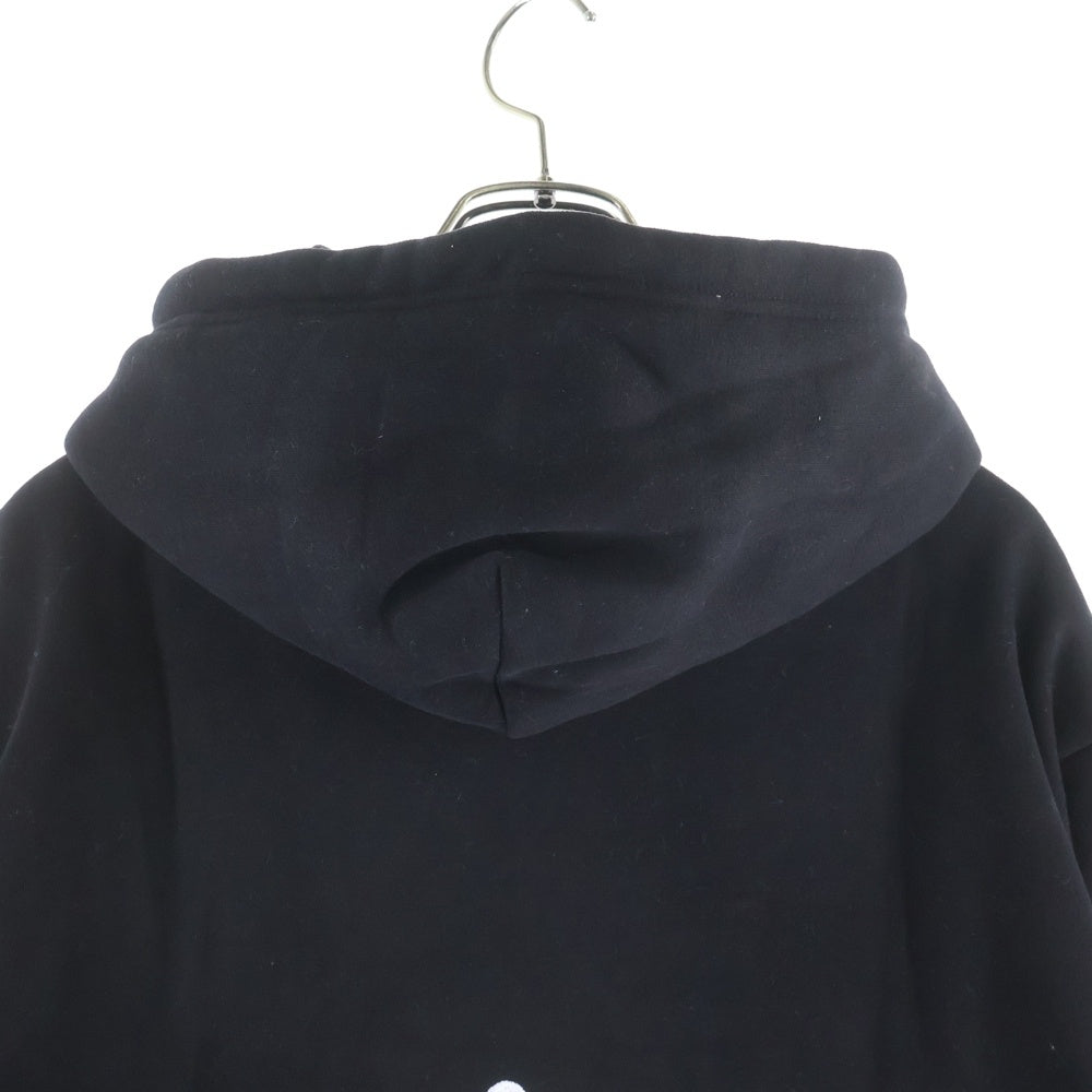 Gaboratory/Gabor(ガボラトリー/ガボール) EMBROIDERY HOODIE エンブロイダリー プルオーバーパーカー フーディー ブラック
