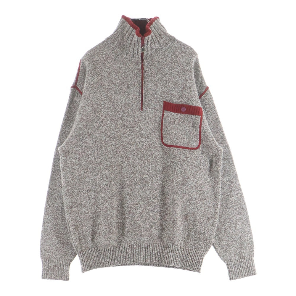 KENZO(ケンゾー) ハーフジップニット セーター ベージュ 535-V-8259