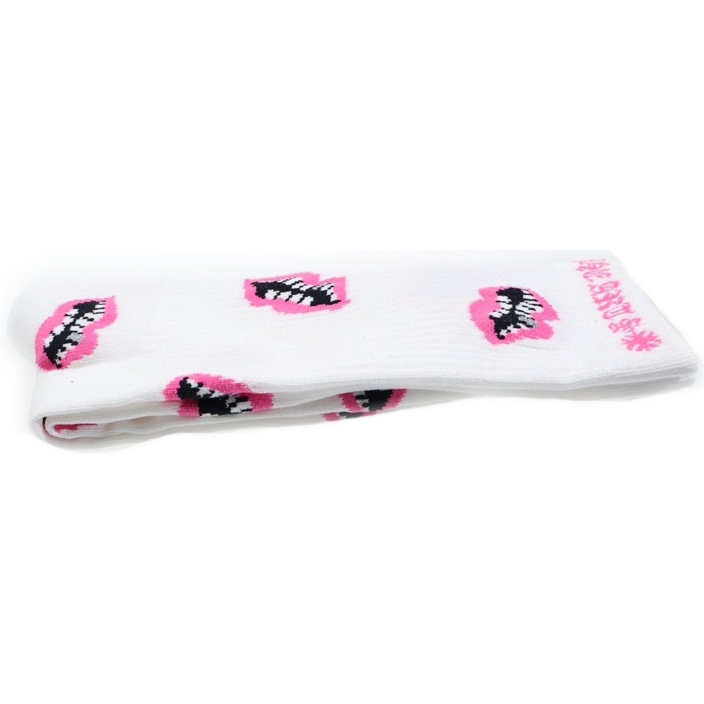 CHROME HEARTS(クロムハーツ) MATTY BOY CHOMPER SOCKS マッティボーイ チョンパー ソックス 靴下 ホワイト/ピンク