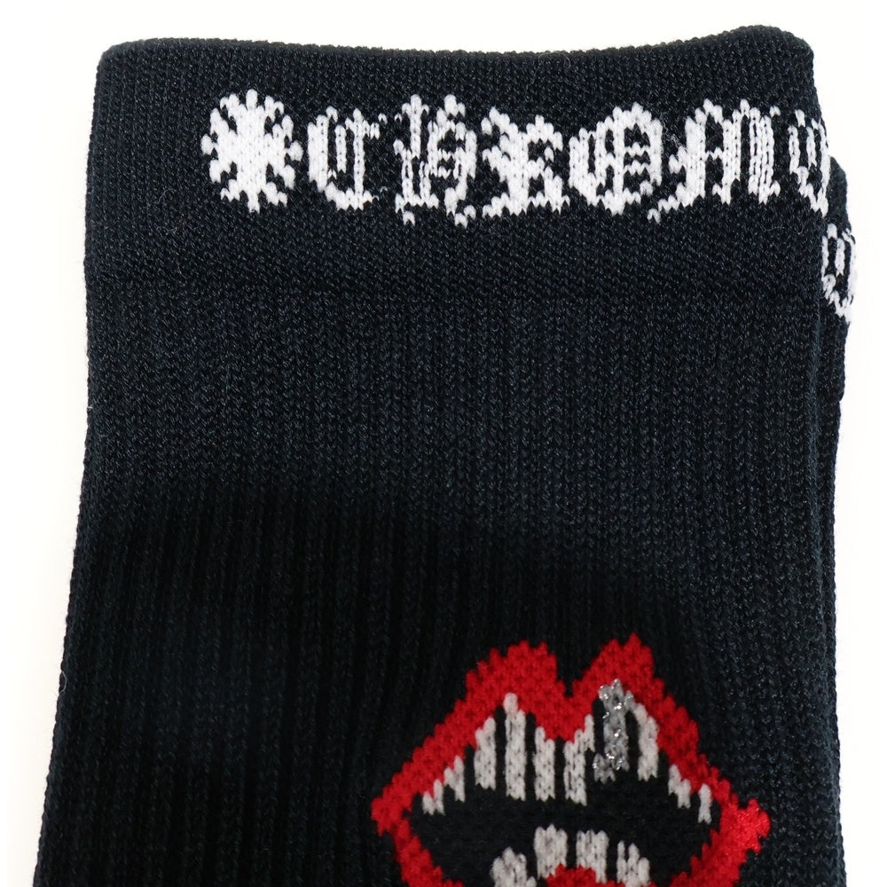 CHROME HEARTS(クロムハーツ) MATTY BOY CHOMPER SOCKS マッティボーイ チョンパー ソックス 靴下 ブラック/レッド