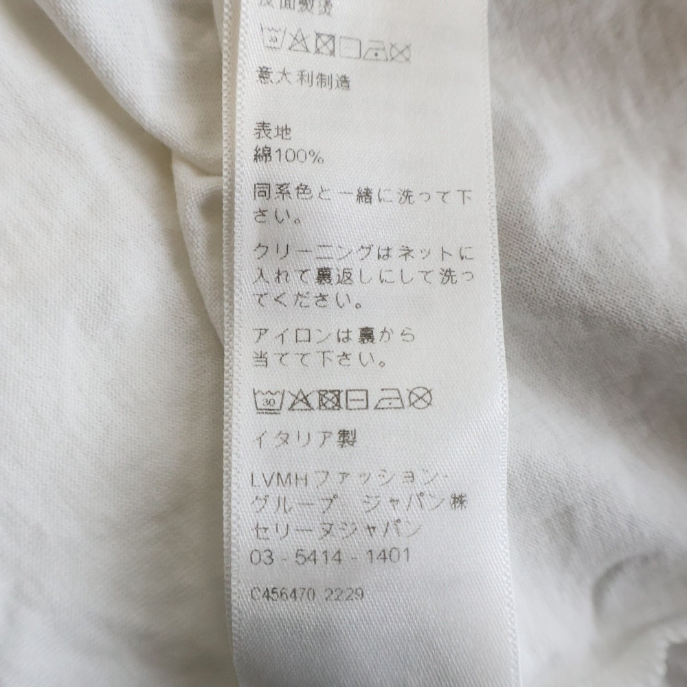 CELINE(セリーヌ) ロゴプリント 半袖Tシャツ カットソー ホワイト 2X681671Q