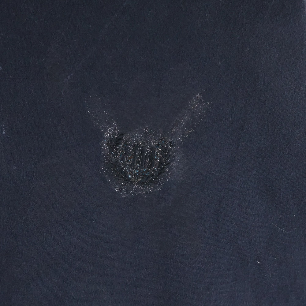 BALENCIAGA(バレンシアガ) デストロイ加工 ラメロゴ 半袖Tシャツ カットソー グレー 783399