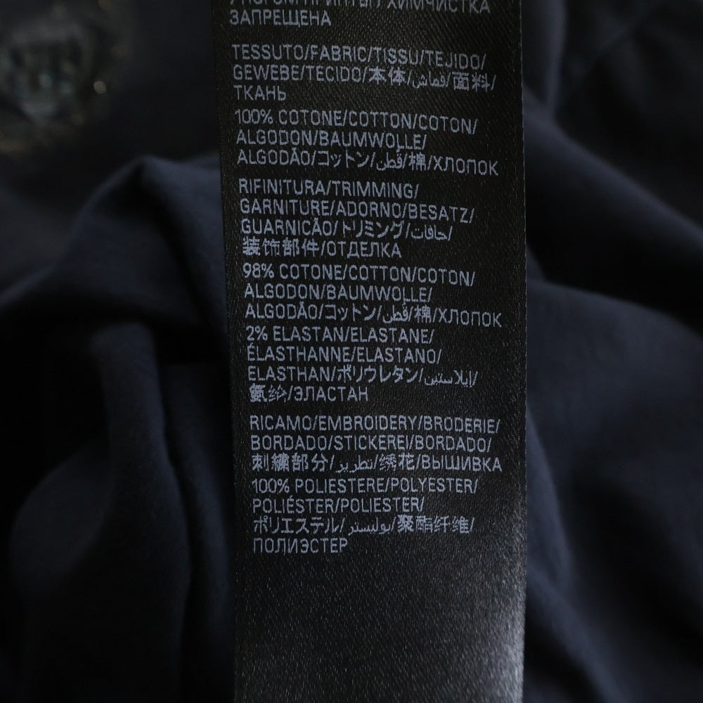 BALENCIAGA(バレンシアガ) デストロイ加工 ラメロゴ 半袖Tシャツ カットソー グレー 783399