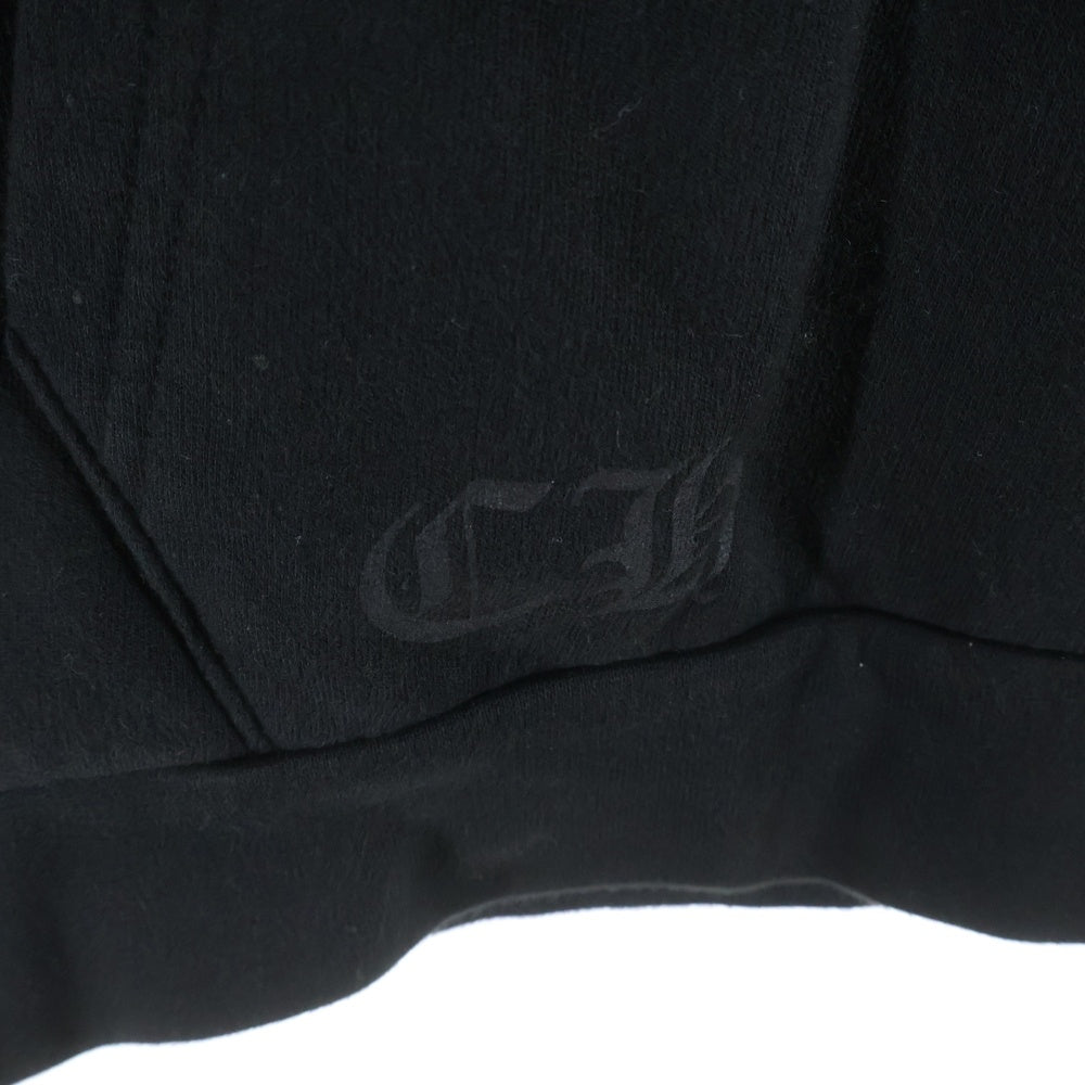 CHROME HEARTS(クロムハーツ) SWTSHRT HD ZIP LTD TOKYO 東京限定 ホースシュープリント ダガージップ ジップアップスウェットパーカー フーディー ブラック