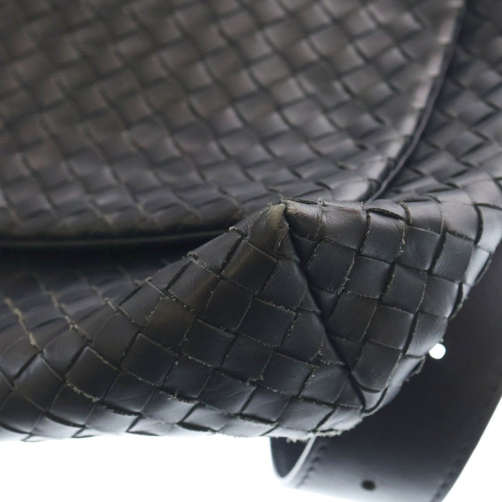 BOTTEGA VENETA(ボッテガヴェネタ) イントレチャート メッセンジャーバッグ ショルダーバッグ ネイビー