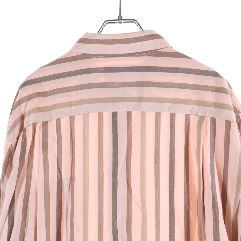 WACKO MARIA(ワコマリア) STRIPED OPEN COLLAR SHIRT L/S ストライプ