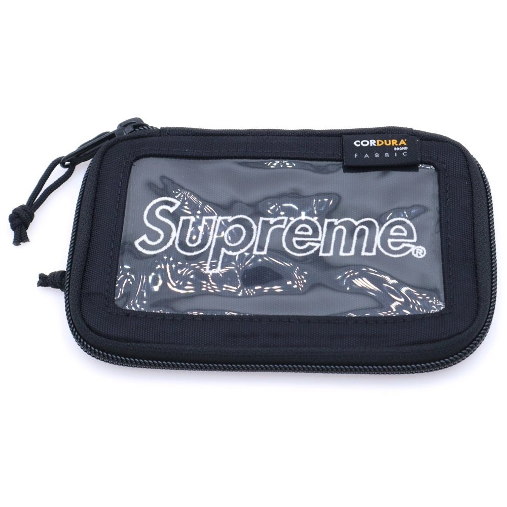 SUPREME(シュプリーム) 19AW Small zip wallet スモール ジップ ウォレット ポーチ ブラック