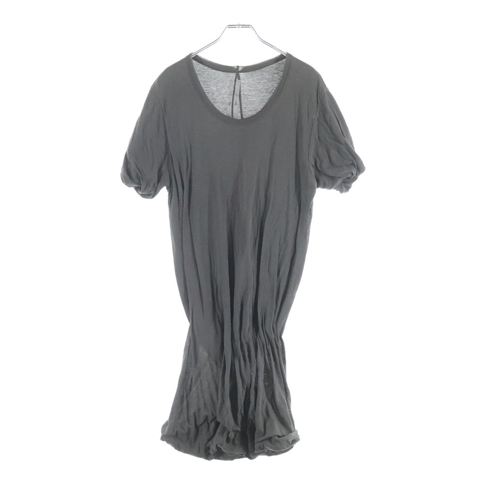 Rick Owens(リックオウエンス) 14AW DOUBLE LAYERED T-SHIRT ダブルレイヤード 半袖Tシャツ カットソー グレー RU14F2256-UC