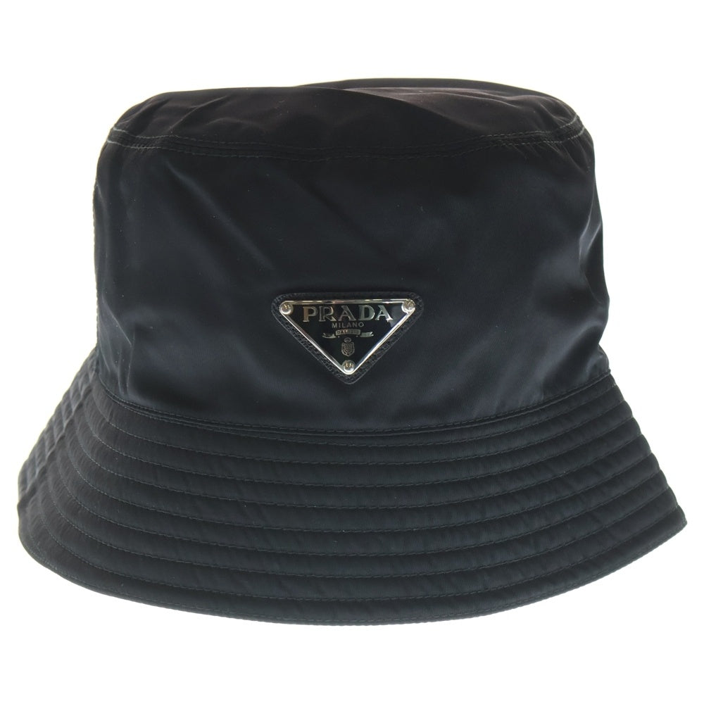 PRADA(プラダ) Re-Nylon バケットハット 帽子 ブラック 1HC137 2DMI レディース