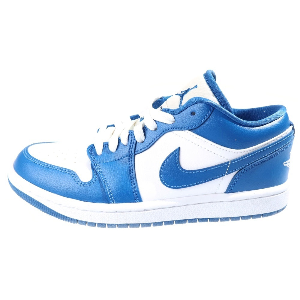 NIKE(ナイキ) WMNS AIR JORDAN 1 LOW MARINA BLUE ウィメンズ エアジョーダン1 ロー マリーナブルー ローカットスニーカー レディース ブルー US6/23cm DC0774-114