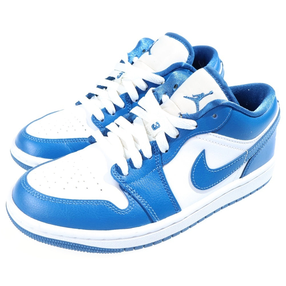 NIKE(ナイキ) WMNS AIR JORDAN 1 LOW MARINA BLUE ウィメンズ エアジョーダン1 ロー マリーナブルー ローカットスニーカー レディース ブルー US6/23cm DC0774-114