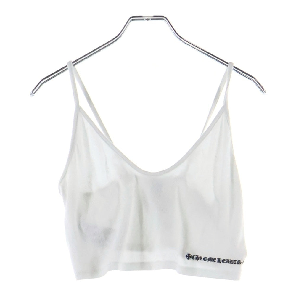 CHROME HEARTS(クロムハーツ) Y NOT Vine Dagger Camisole バスシード ワイノット ヴァインダガー刺繍 キャミソール タンクトップ レディース ホワイト