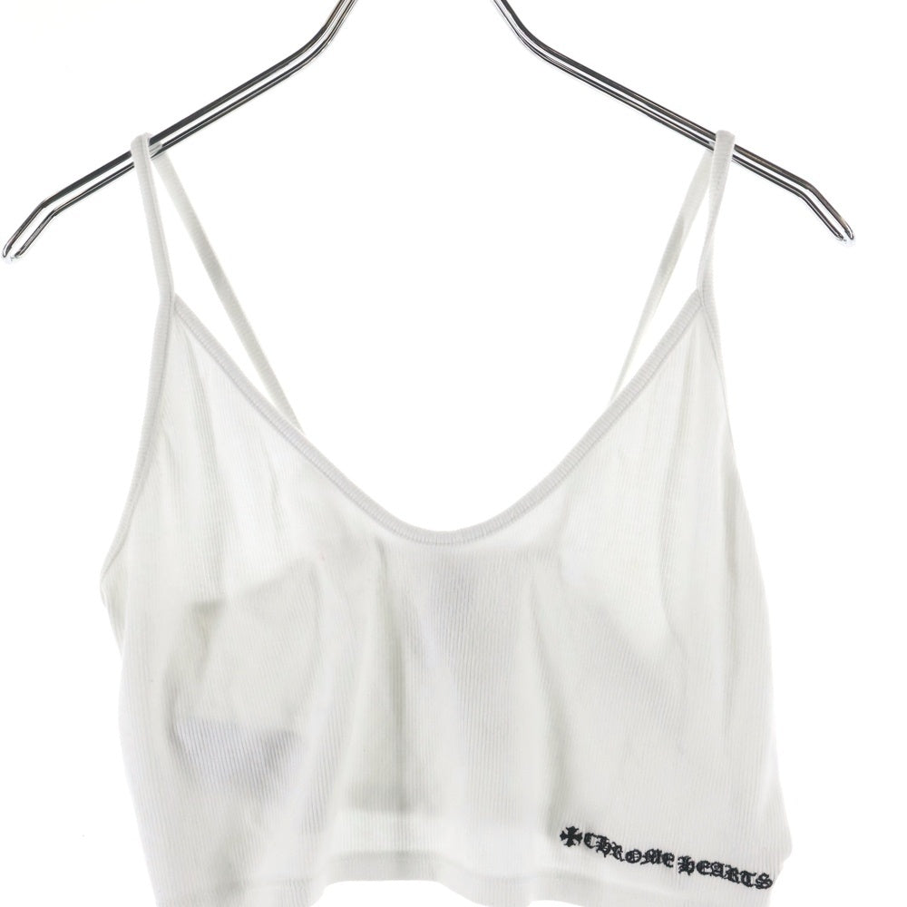 CHROME HEARTS(クロムハーツ) Y NOT Vine Dagger Camisole バスシード ワイノット ヴァインダガー刺繍 キャミソール タンクトップ レディース ホワイト