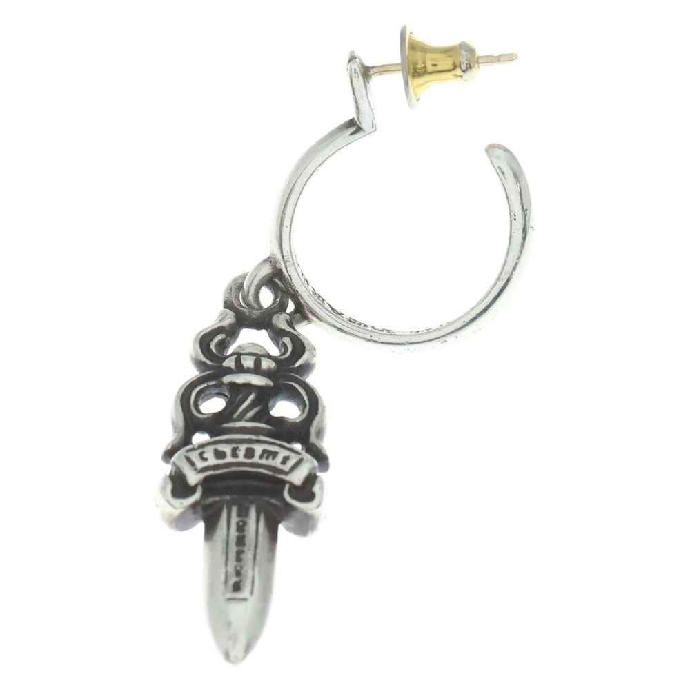 CHROME HEARTS(クロムハーツ) No5 DAGGER #5 ダガーフープ ピアス シルバー BCA106
