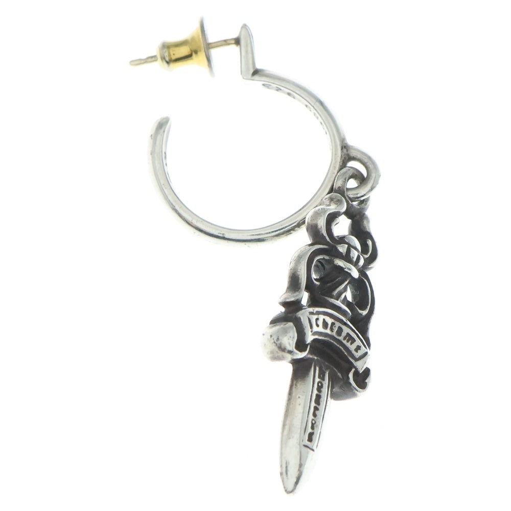 CHROME HEARTS(クロムハーツ) No5 DAGGER #5 ダガーフープ ピアス シルバー BCA106