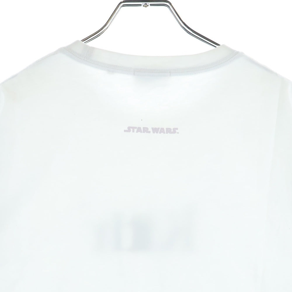 KITH(キス) ×STARWARS Yoda Tee スターウォーズ ヨーダ ロゴプリントクルーネック半袖Tシャツ ホワイト