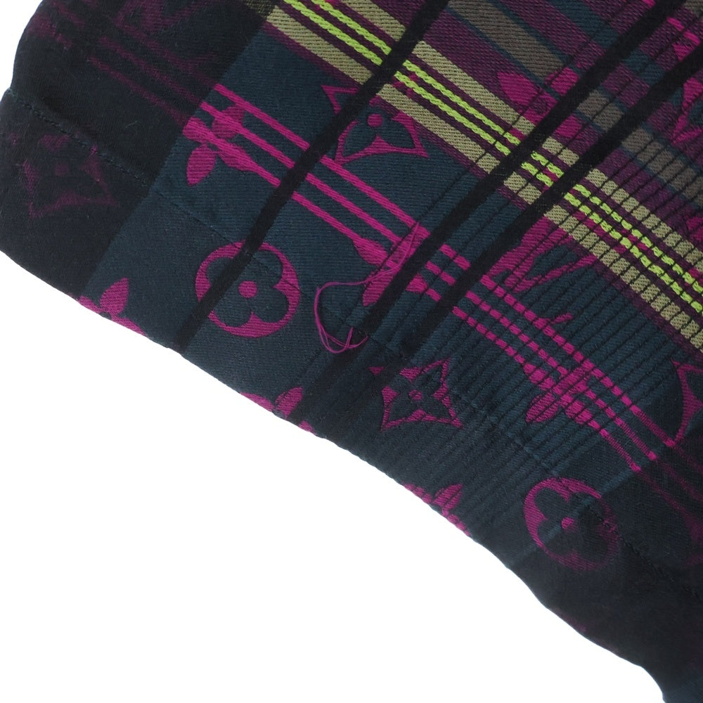 LOUIS VUITTON(ルイヴィトン) 21SS モノグラム チェック シルク半袖