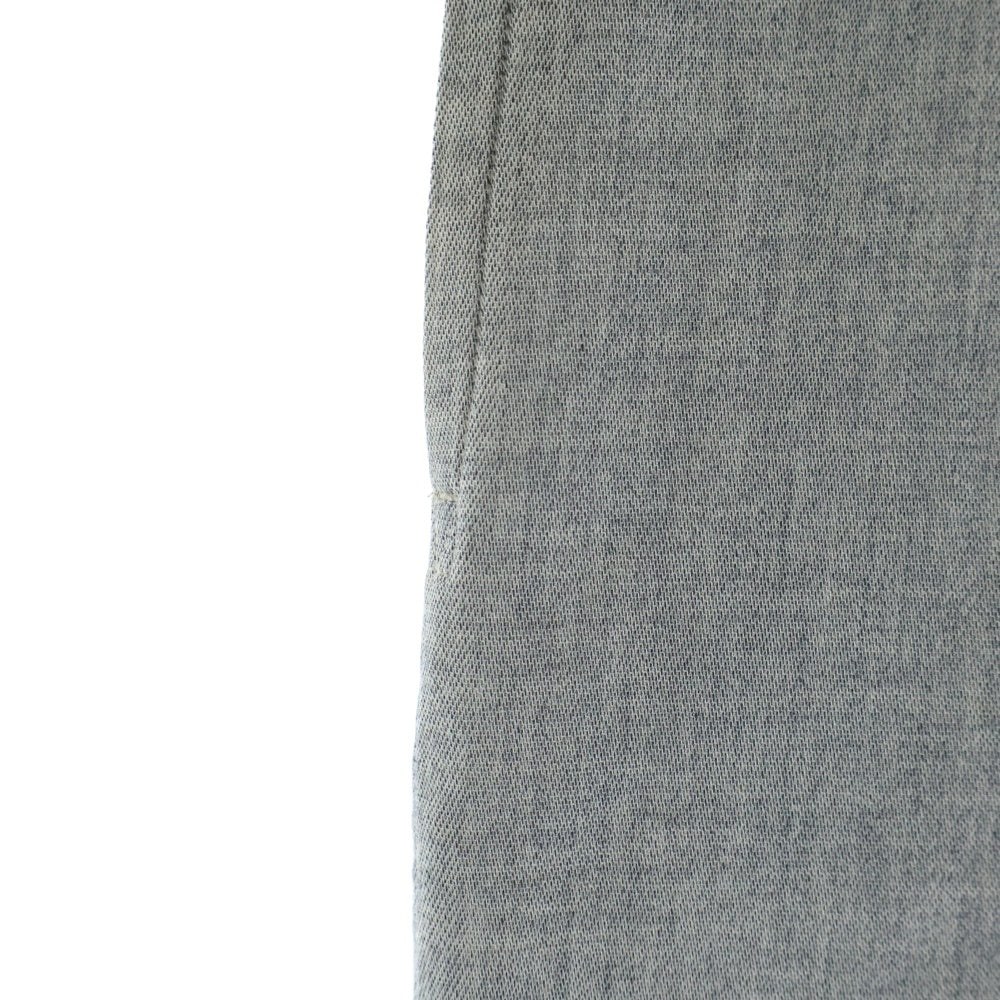 LOUIS VUITTON(ルイヴィトン) 14AW レザーベルトループ スラックスパンツ グレー RM142M H6P17WBZA