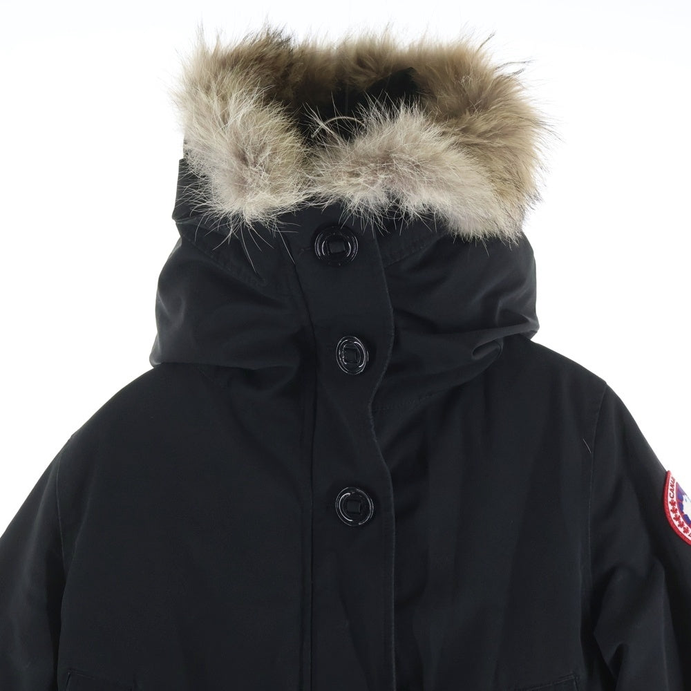 CANADA GOOSE(カナダグース) BRONTE ブロンテ ファー フーデッド ダウンジャケット レディース ブラック 2603JL