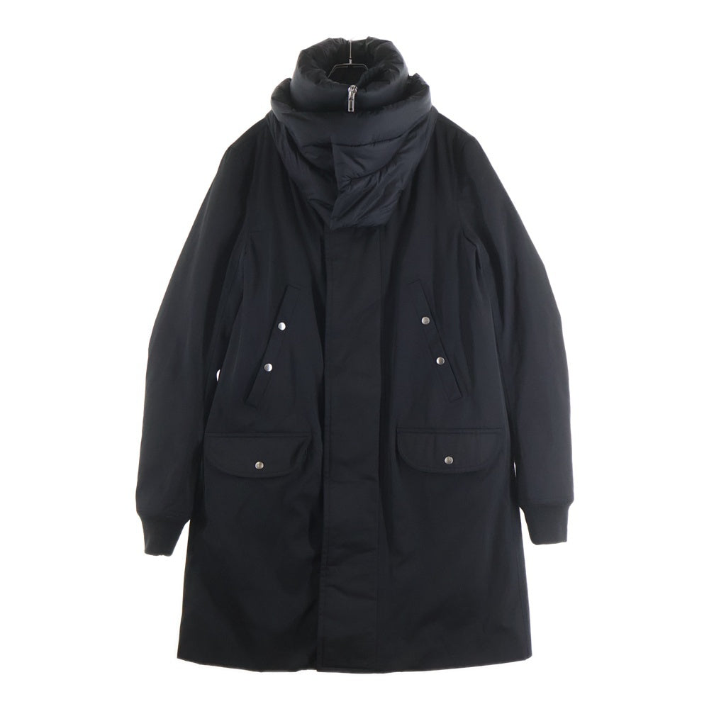 Rick Owens(リックオウエンス) 20AW ハイネック パファー コート ロング ジップアップコート ブラック RU20F3983-TTNZU