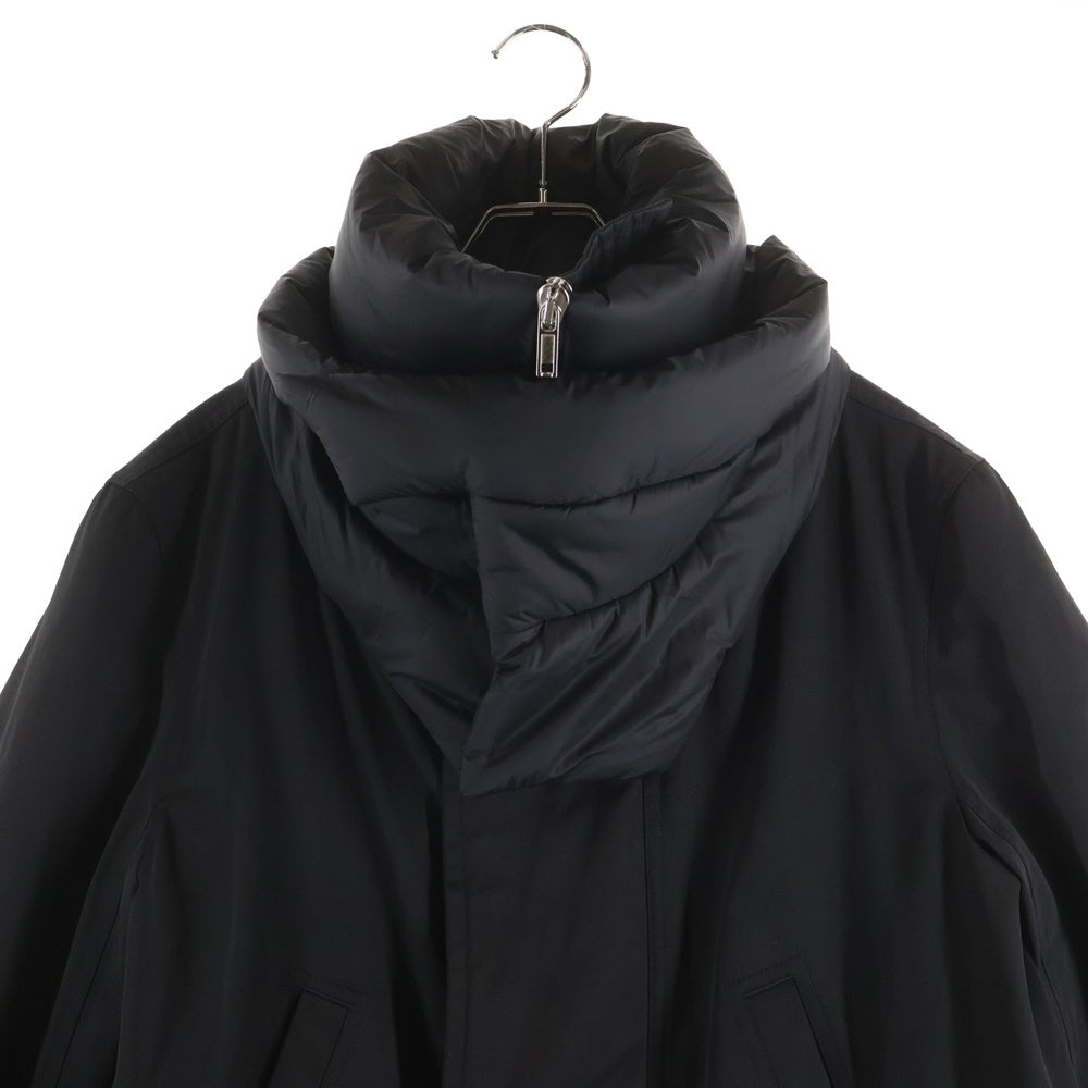 Rick Owens(リックオウエンス) 20AW ハイネック パファー コート ロング ジップアップコート ブラック RU20F3983-TTNZU