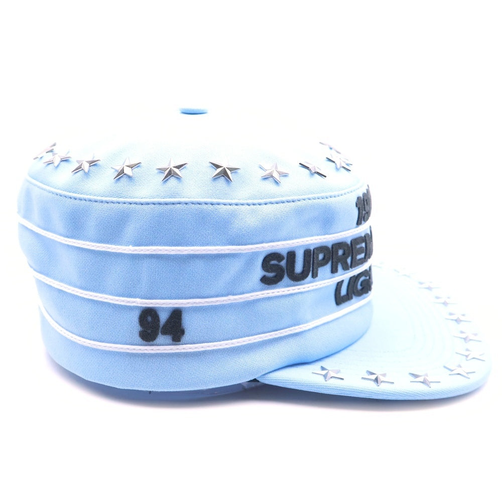 SUPREME(シュプリーム) 25AW Supreme Stars Studded Pillbox Hat スターズ スタッズ ピルボックスハット 帽子 ブルー レディース