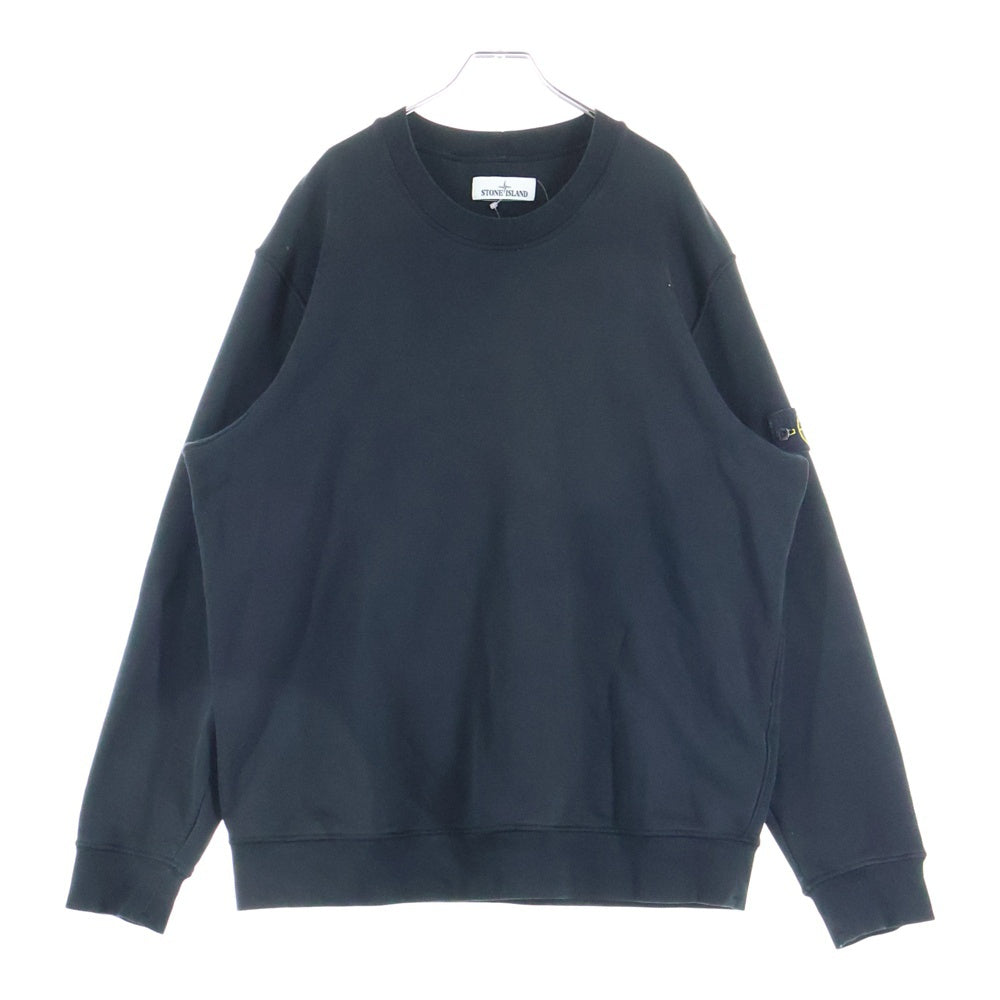 STONE ISLAND(ストーンアイランド) PULLOVERSWEAT ロゴワッペン プルオーバースウェット ブラック 721563051