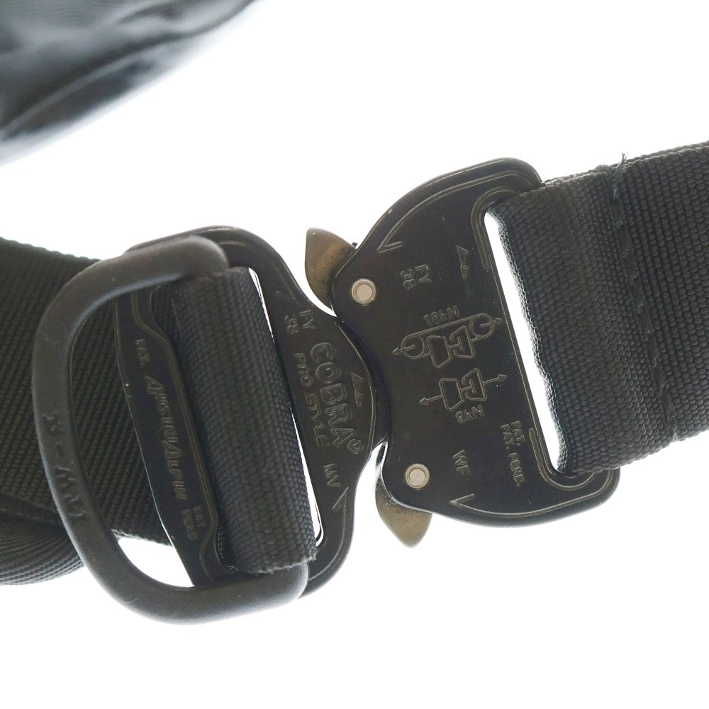 BAGJACK(バッグジャック) コブラバックル ヒップ ウエストバッグ ブラック D-10179 レディース